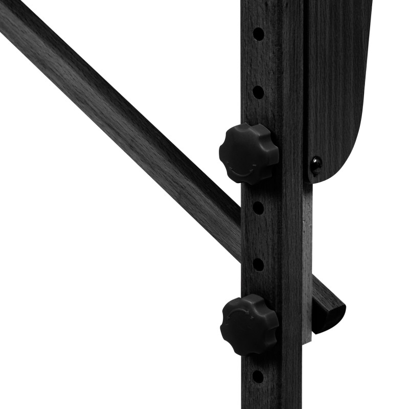 Stół składany do masażu drewniany Komfort Activ Fizjo 2 segmentowe róż czarne drewno -Łóżka kosmetyczne- 